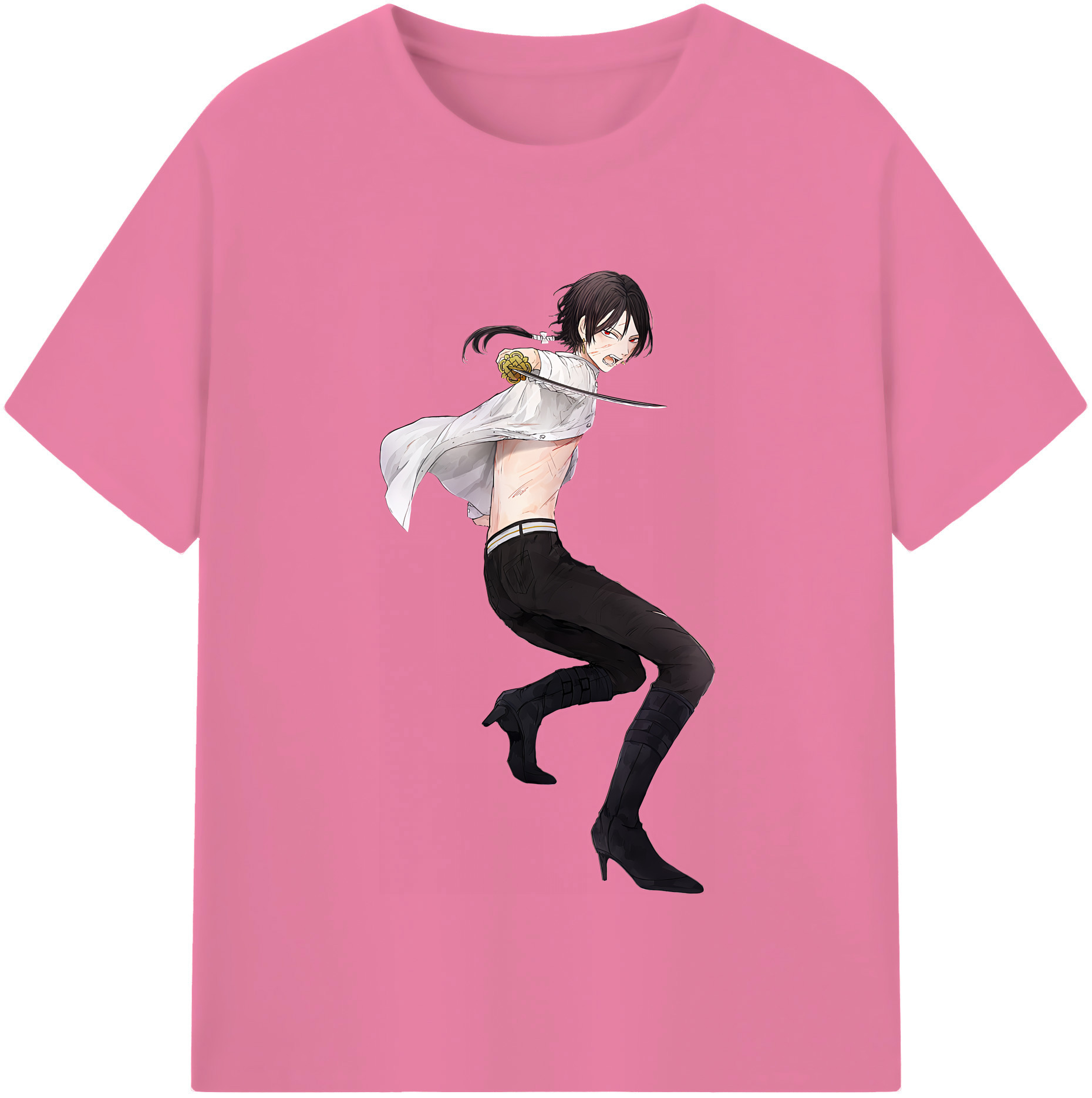 （画像用） 刀剣乱舞 Touken Ranbu 綿100％半袖Tシャツ（フロントプリント）